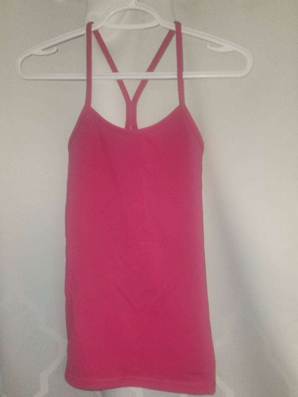 lululemon Hot Pink power y Tank Top size 4